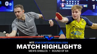 Truls Moregard vs Ovidiu Ionescu  MS R64  WTT Star Contender Doha 2024 [upl. by Eiznekcm]