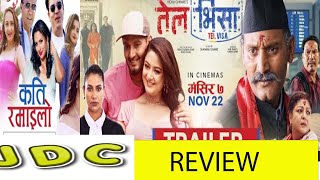 TEL VISA NEW NEPALI MOVIE REVIEW BY JDC FILMIWOOD [upl. by Stegman]