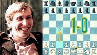 Adversário de Bobby Fischer Abandona no Lance 1 [upl. by Yelnikcm760]