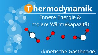 Innere Energie amp molare Wärmekapazität von idealen Gasen Herleitung kinetische Gastheorie [upl. by Dosh]