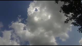 Hexacopter drone flight during variable wind speed [upl. by Aierdna]