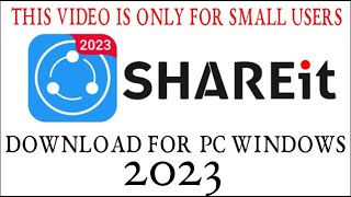 Shareit download for PC Windows step by step 2023 [upl. by Eceeryt]