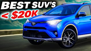 10 Reliable Used SUVs UNDER 20K [upl. by Shepperd]