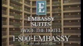 Embassy Suites  Hotel Commercial  15 Second Spot 1994 [upl. by Adranoel]