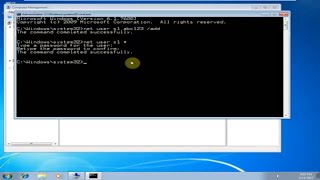 AddModifyRemove User Accounts in Windows 7 through CMD [upl. by Schuster]