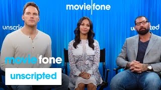 Guardians of the Galaxy  Unscripted  Chris Pratt Zoe Saldana Dave Bautista [upl. by At390]