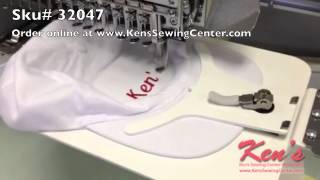 Hoop Tech Hat Hoop for Janome MB4 Embroidery Machine [upl. by Nioe]