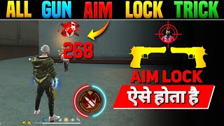 Perfect Aim Lock Trick 🎯  Desert Eagle Headshot Trick  Free Fire Mein Headshot Kaise Mare [upl. by Jayme]