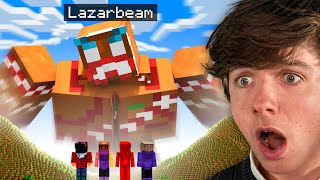 I Got Hunted By LazarBeam in Minecraft [upl. by Ninerb]