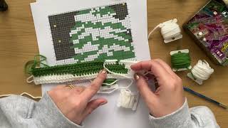 Part 2 Intarsia Crochet  How To [upl. by Naliorf]