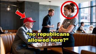 Waitress Refuses to Serve Republican Man After Seeing His MAGA Hat Unaware He Owns The Restaurant [upl. by Nieberg]