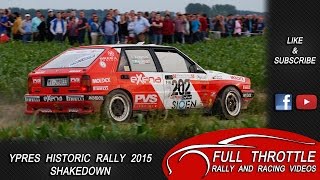 Ypres Historic Rally 2015 Shakedown [upl. by Lyndes]