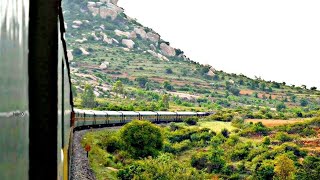 Garib rath from Kerala to Bengaluru  Dharmapuri Ghat section journey  Indian railways [upl. by Ramas]