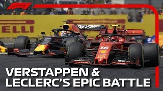 Verstappen And Leclercs Epic Silverstone Battle  2019 British Grand Prix [upl. by Ardnuasac]