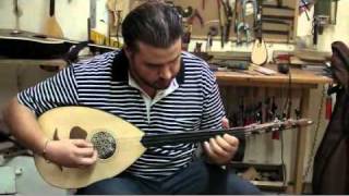 Alexandros Kapsokavadis playing steel string lavta of Dimitris Rapakousios [upl. by Antony934]