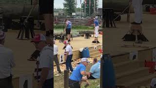 Woodchopping Final Men’s Underhand Hayward Wisconsin Lumberjack World Championships amandabeams3354 [upl. by Corny]