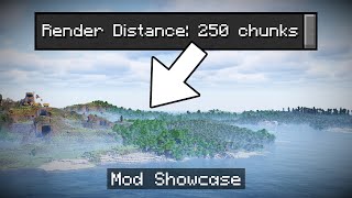 These Mods Increase amp Optimize your Render Distance in Minecraft [upl. by Enaywd]