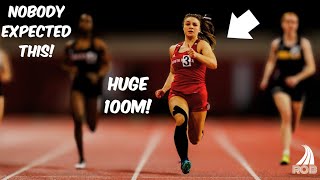 She was NEVER supposed to be this FAST  The FASTEST 100 meter women in D1 youve NEVER heard of [upl. by Flatto]