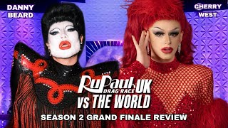 Rupaul’s Drag Race UK Vs THE WORLD Finale Review With Danny Beard  CHERRY WEST [upl. by Akinahc199]