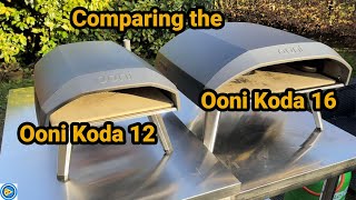 Comparing the Ooni Koda 12 and Ooni Koda 16 Pizza Ovens  PIZZA BEGINNERS GUIDE [upl. by Adnerad]