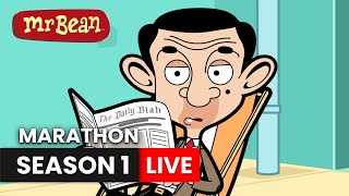 🔴 Mr Bean Cartoon Marathon  Mr Bean Animated Series [upl. by Trix]