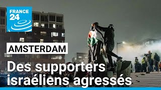 Des supporters israéliens agressés à Amsterdam Netanyahu envoie deux avions de secours [upl. by Lakim]