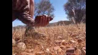 5kg meteorite found while prospecting for gold Central Australia [upl. by Llatsyrk]