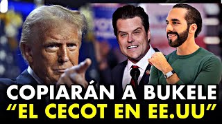 TRUMP SE INSPIRARÁ EN BUKELE😱 Construirá una Mega Carcel en EEUU [upl. by Birch]