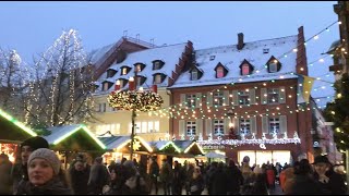 Marché de noël Freiburg Allemand [upl. by Merle]