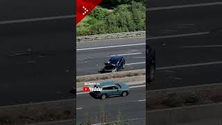 Incidente in A1 a Valmontone un morto e tre feriti le immagini dal drone [upl. by Aliehs392]