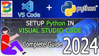 VSCode Installation on Windows Operating System and Add Python Plugin in VSCode [upl. by Akihsan850]