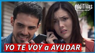 Lorena recibe ayuda de Vicente FUGITIVAS [upl. by Gold]