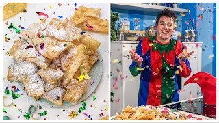 CHIACCHIERE DI CARNEVALE CLASSICHE E RIPIENE GROSTOLI BUGIE FRAPPE INTRIGONI  Davide Zambelli [upl. by Ailsa]