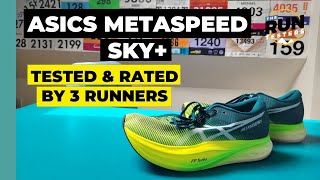 Asics Metaspeed Sky Review Nike Alphafly rival put to the test by 3 runners [upl. by Odnama959]