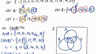 Bab 4 part 3 Matematik Tingkatan 4 KSSM 43 Gabungan Operasi Set [upl. by Sucramal997]