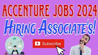 Accenture Off Campus Recruitment 2024 Hiring for Freshers Apply Online [upl. by Nannerb375]