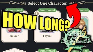 I GOT THE CHARACTER SELECTOR  SWORD OF CONVALLARIA [upl. by Alek191]