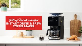 Getting to Know your Instant Grind and Brew Coffee Maker [upl. by Annuahsal]