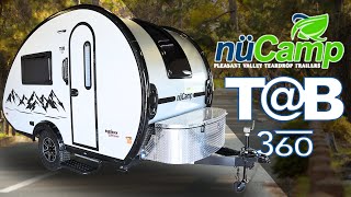 The Brand New TAB 360 Teardrop Trailer from nuCamp 2024 Model [upl. by Ianthe]