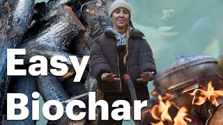 How To Make Biochar at Home EASY [upl. by Badr]