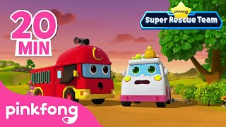 We are the Super Rescue Team  SuperRescueTeam  Ep 16 Compilation  Pinkfong [upl. by Ahsemal]