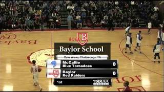 Boys Basketball McCallie vs Baylor [upl. by Rockefeller]