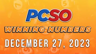 P557M Jackpot Grand Lotto 655 2D 3D 4D and Mega Lotto 645  December 27 2023 [upl. by Ennayrb705]