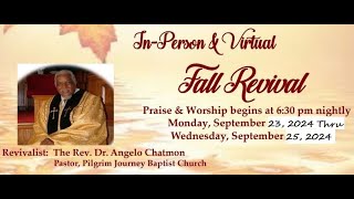 Fall Revival Live Stream  September 23 2024  Good Shepherd Baptist Church [upl. by Akenot]