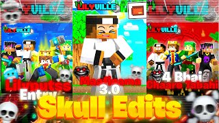 Skull Edits ftGamerFleetampJack💀  Shorts Compilation  MinevidZ [upl. by Dnomyaw]