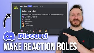 How To Make Reaction Roles On Discord [upl. by Salomie202]