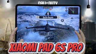 Xiaomi Pad 6s Pro Call of Duty Warzone Mobile Gaming FPS Meter amp Battery Drain test [upl. by Devonna107]