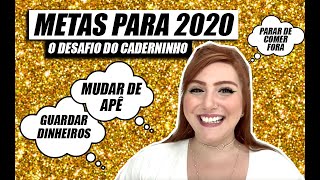 12 METAS PRA 2020 DESAFIO DO CADERNINHO [upl. by Borreri703]