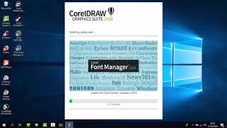 Cara Install CorelDraw Graphics Suite 2018 [upl. by Ellehsim220]