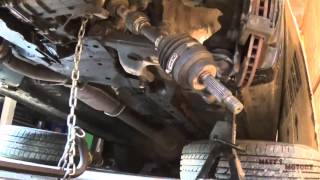 Transmission Removal 2002 Mitsubishi Lancer [upl. by Zilla]